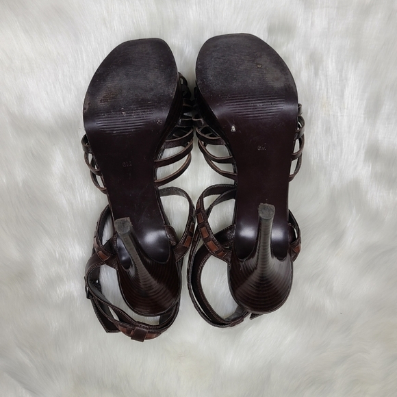 Guess "SHAYLEA"  Platform leather Stiletto Sandals Heels. - Picture 11 of 16